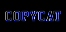 copycat logo zwarte achtergrond